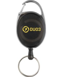 Roller-Clip-Schlüsselanhänger aus RCS recyceltem ABS