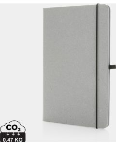 A5 Hardcover Notizbuch aus GRS recyceltem PU, 80 Blatt