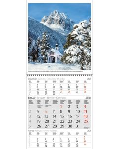 Korsch Kalender Alpen Faltkalender