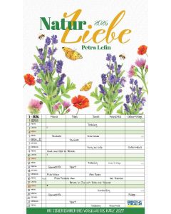 Korsch Kalender Naturliebe - Petra Lefin