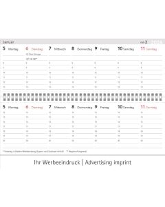 Korsch Tischkalender Grossdruck