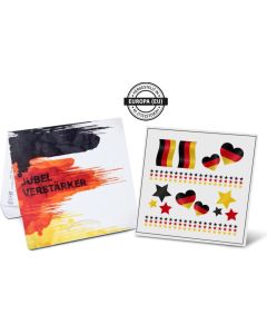 Fan Mäppchen Tattoo mit Deutschland Tattoos