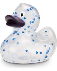 Werbeente Bibi Blauglitzer, ca. 8 cm