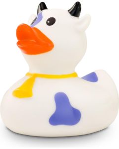 Werbeente Karla Kuh Lila-Weiß