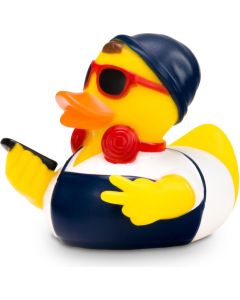 Werbeente Hannes Hipster weißes Shirt