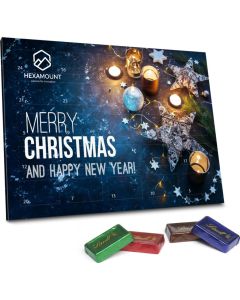 Lindt Adventskalender Naps Eco - inkl. Werbedruck