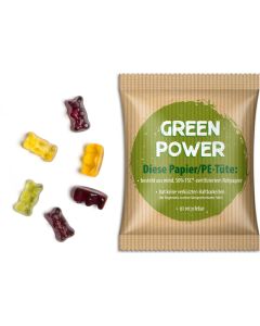 Fruchtsaftbärchen im Werbetütchen - inkl. Werbedruck