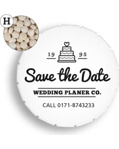 Super Mini Clic Clac Box mit Zimtpastillen - inkl. Werbedruck