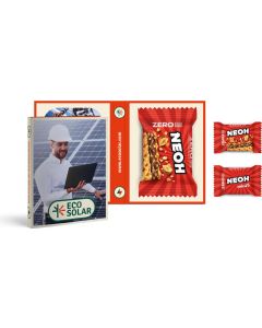 Neoh Waffel Mini in Werbeklappkarte - inkl. Werbedruck