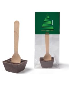 Trinkschokolade am Holzlöffel - inkl. Werbedruck