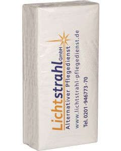 Taschentücher Classic mit Tampondruck - Wahlweise inkl. 1- oder 2-farbigem Tampondruck