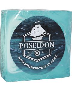 Bicolor Seife Ein Tag am Meer - inkl. individuellem 4c Etikett auf der Vorderseite