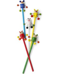 Bleistift mit Tierfiguren George
