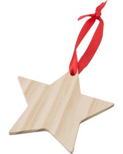 Weihnachtsbaumanhänger aus Holz Caspian