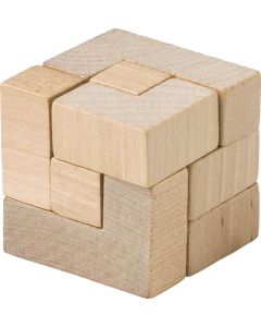 Würfelpuzzle aus Holz Amber