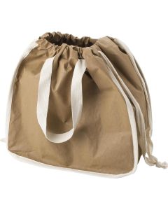 Einkaufstasche aus Kraftpapier Schmirgelpapier