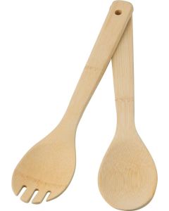 Salatbesteck Elara aus Bambus