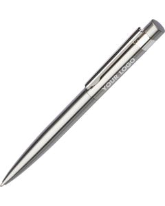 Drehkugelschreiber Hannelore aus recyceltem Edelstahl