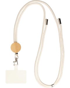 Schlüsselband aus Baumwolle mit Kordel Lucia