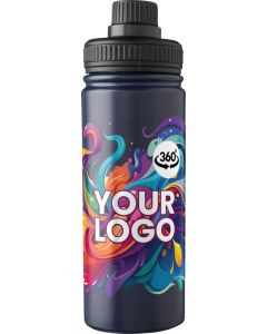 Doppelwandige Edelstahl-Trinkflasche 500 ml Tschad