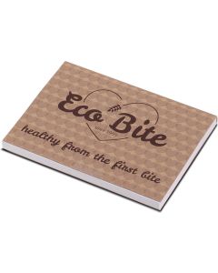 Haftnotizen mit Softcoverumschlag, FSC-zertifiziertes Papier, 100 x 72mm