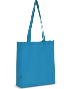 R-PET Tragetasche aus Non Woven 38 x 9 x 42cm 75g/m²