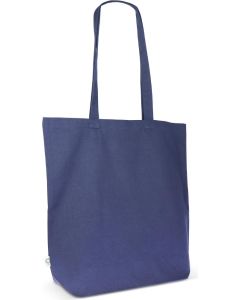 Einkaufstasche Bio-Baumwolle farbig lang 270g/m² 42x12x43 cm