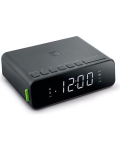 Muse FM Dual-Wecker Radio kabelloses Aufladen des Telefons 5W