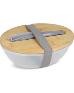 Lunchbox R-PP & Bambus mit Besteck - 1L