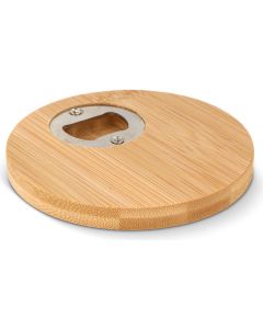 Untersetzer und Flaschenöffner aus Bambus