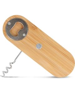 Multifunktionaler Flaschenöffner aus Bambus