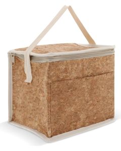 Kühltasche mit Korkelementen 22x18x18cm