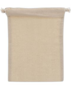 Zuziehbeutel OEKO-TEX® Baumwolle 140g/m² 15x20cm