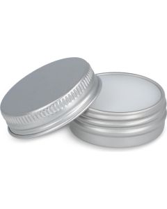 Runde Lippenbalsam-Dose aus recyceltem Aluminium