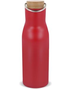 Isolier-Flasche mit Bambusdeckel, 500ml