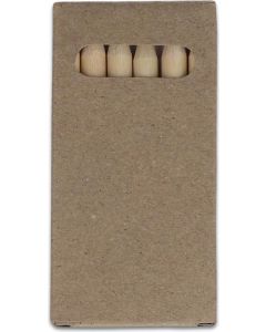 6 Buntstifte in Kraftbox