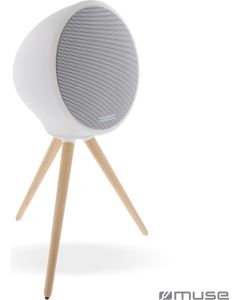 Muse Voll-LED, spritzwassergeschützter Bluetooth-Lautsprecher mit Stativ 100W