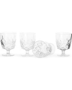 Sagaform Acryl Picknickglas, 300ml 4er Set