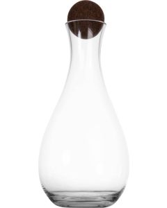 Sagaform Nature Weinkaraffe mit Korkstopfen 2 liter