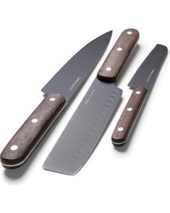 Orrefors Jernverk Messerset holz 3er-Set