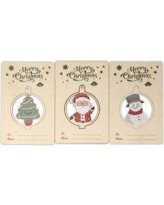 InSideOut FSC Weihnachtsschmuck aus Holz 3er-Set