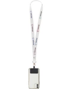 Lanyard Sublimation RPET 2 cm mit Patch Schlüsselband