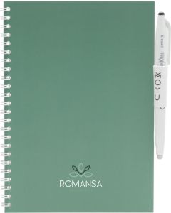 MOYU Erasable Stone Paper Notebook SoftCover A5, 18 Seiten, liniert