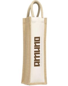 Jute Canvas Wine Bag Weintasche