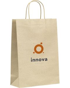 Leaf It Bag aus recyceltem Graspapier (120 g/m²) L