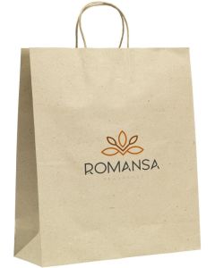 Leaf It Bag aus recyceltem Graspapier (120 g/m²) XL