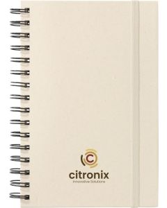 Sugarcane Bagasse Spiral Notebook A5 Notizbuch, 160 Seiten, liniert