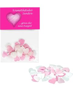 Badekonfetti Lovely Heart - inkl. Werbedruck