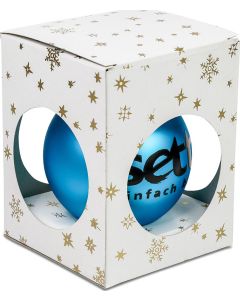 Traditionelle Glaskugel mit individuellem Einzelkarton