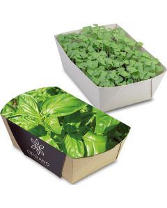 Pflanz-Schale - Samen nach Wahl - inkl. Werbedruck